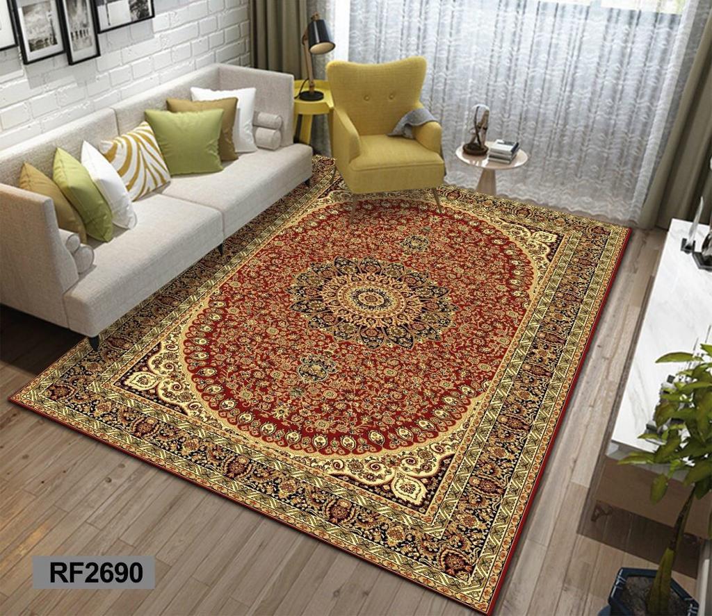 روفرشی کشدار (کاور فرش) کالای خواب متین کد 2690