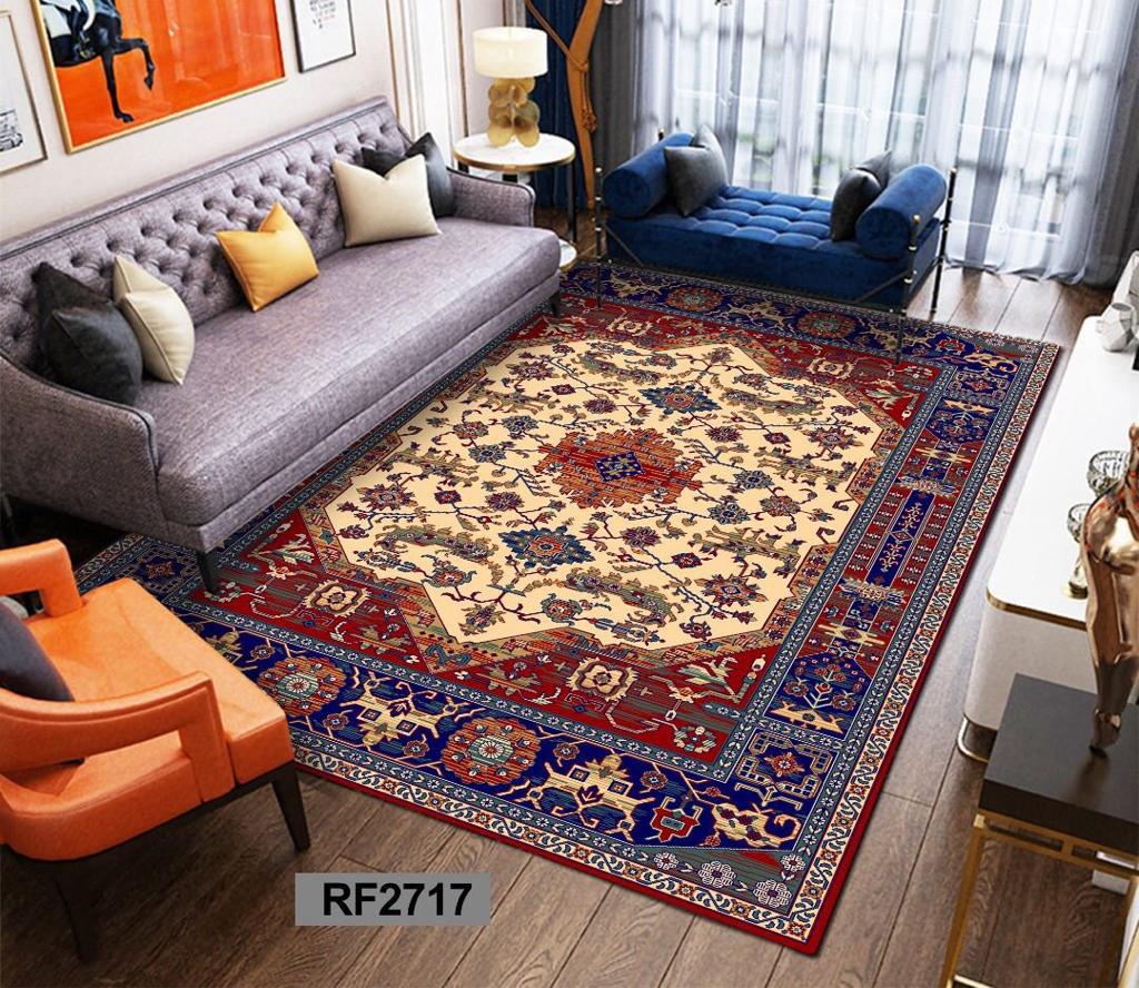 روفرشی کشدار (کاور فرش) کالای خواب متین کد 2717