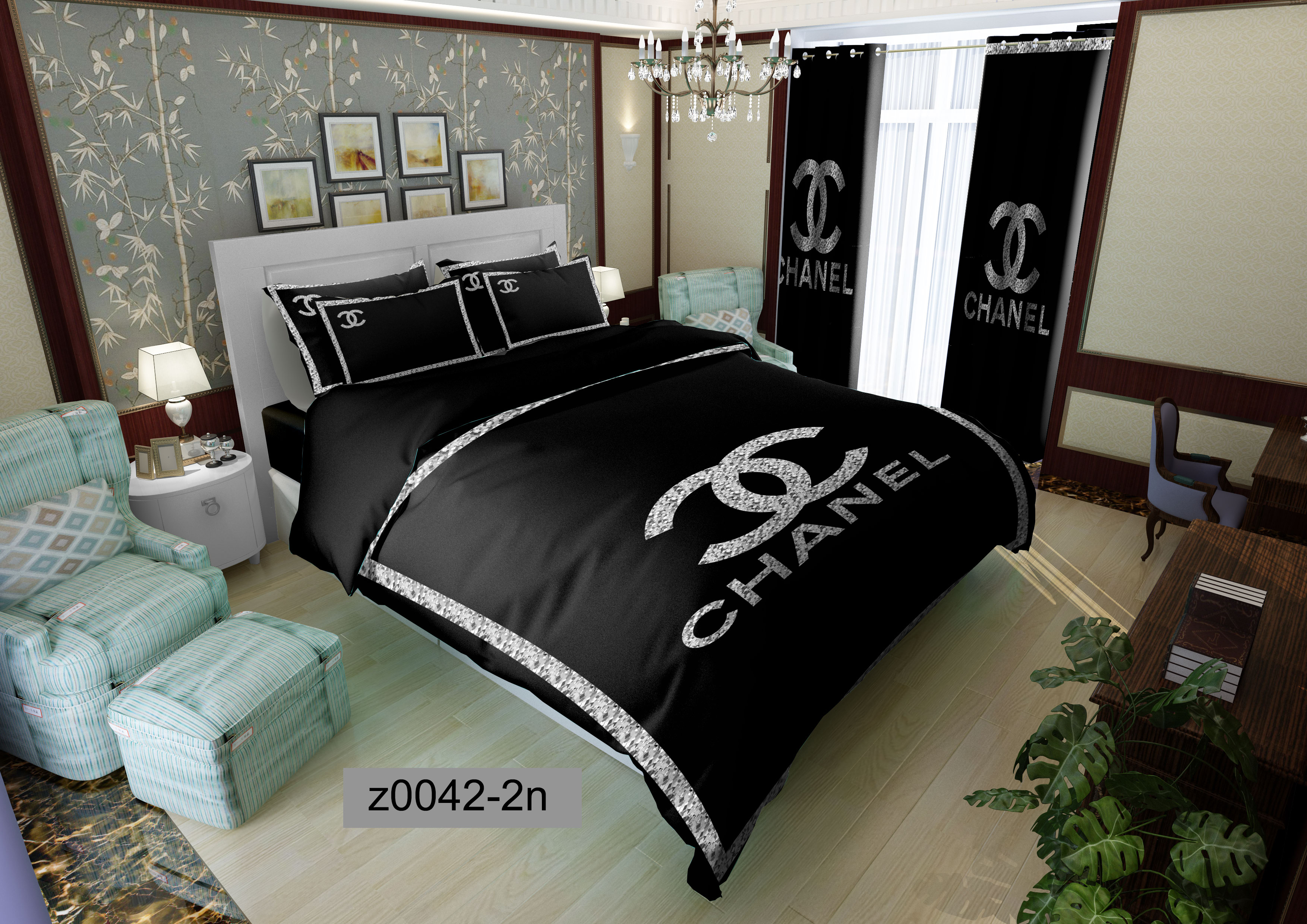 لحاف روتختی تنسل سه بعدی (3D) کالای خواب متین کد 42