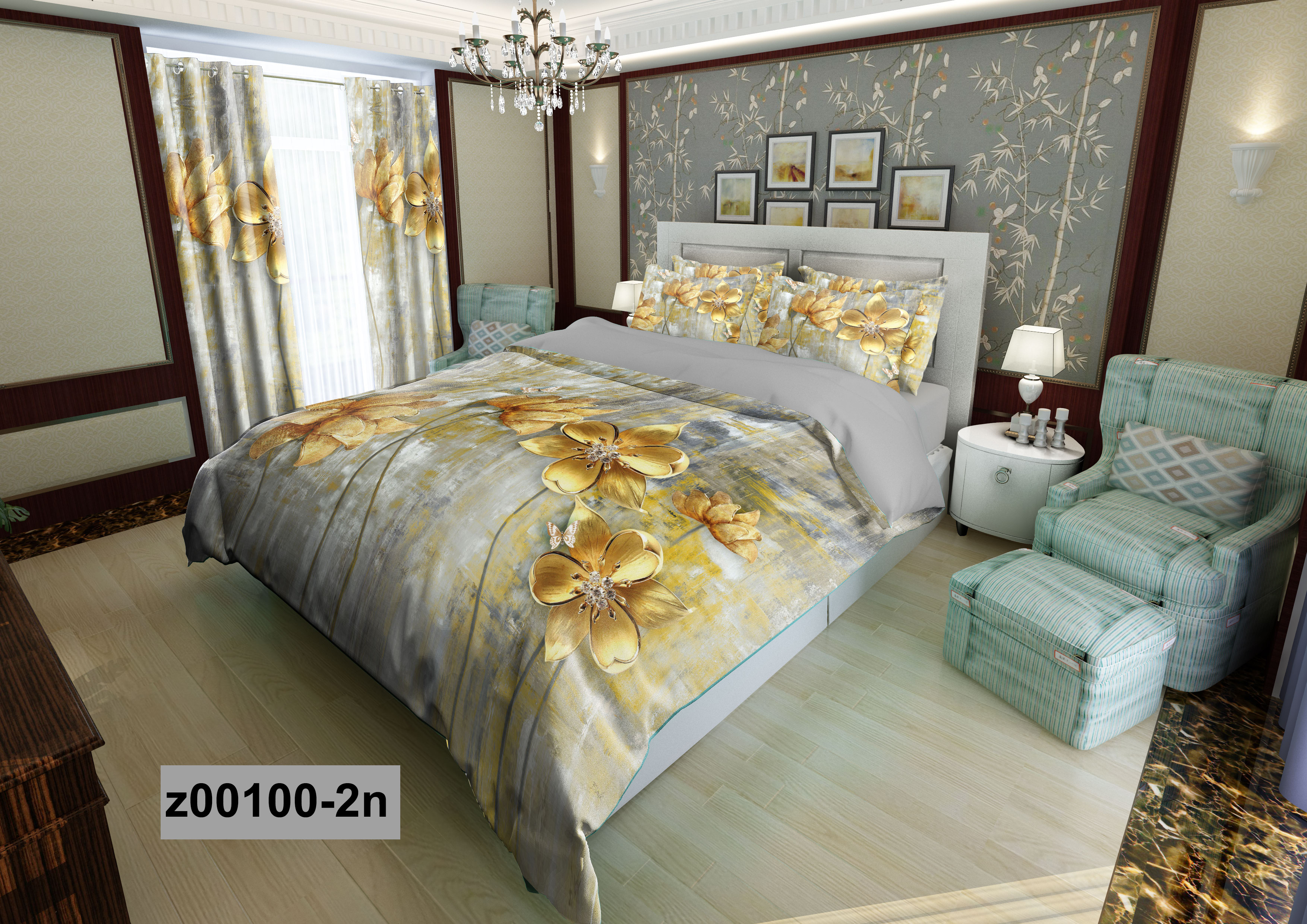 لحاف روتختی تنسل سه بعدی (3D) کالای خواب متین کد 100