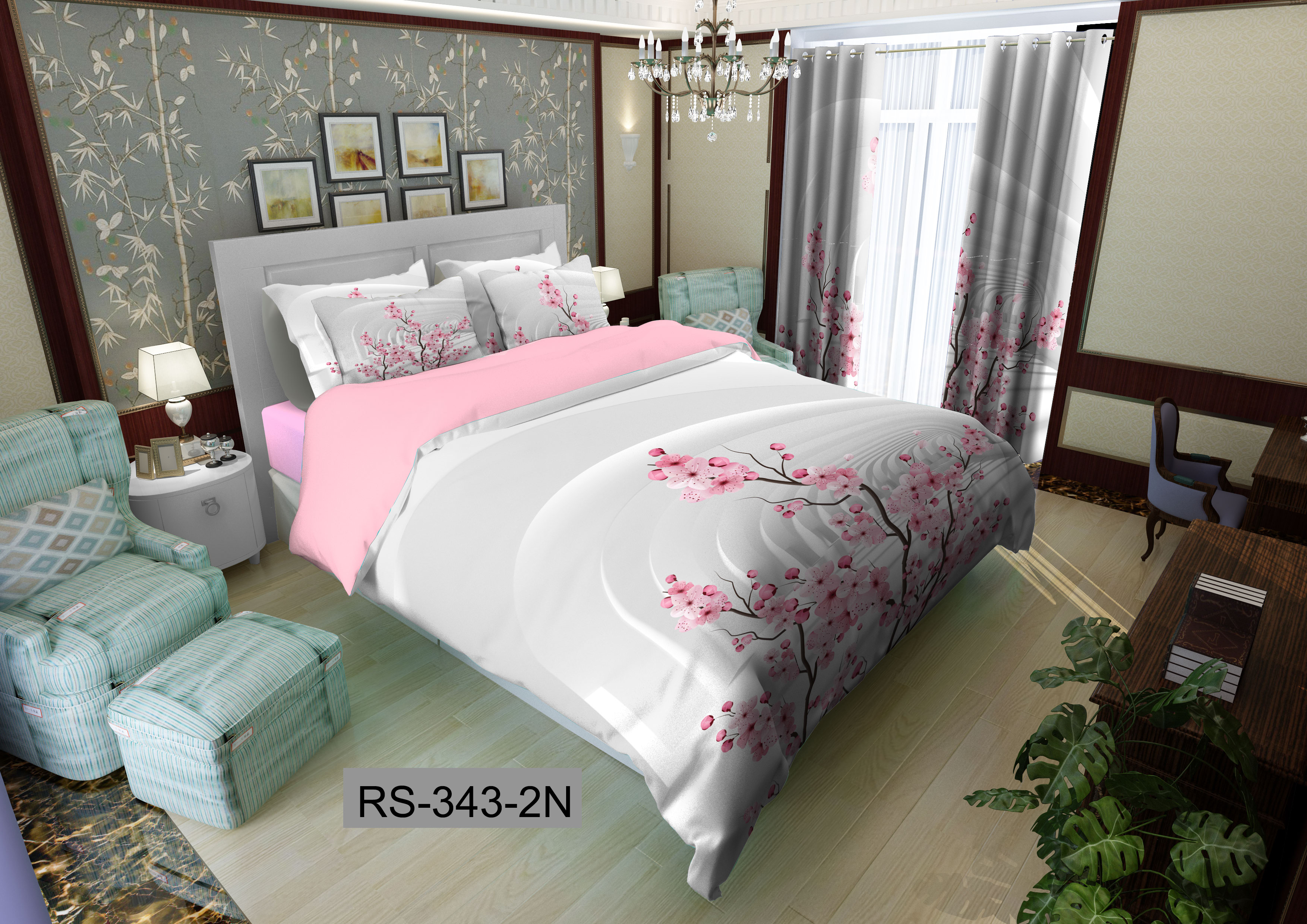 لحاف روتختی تنسل سه بعدی (3D) کالای خواب متین کد 0343
