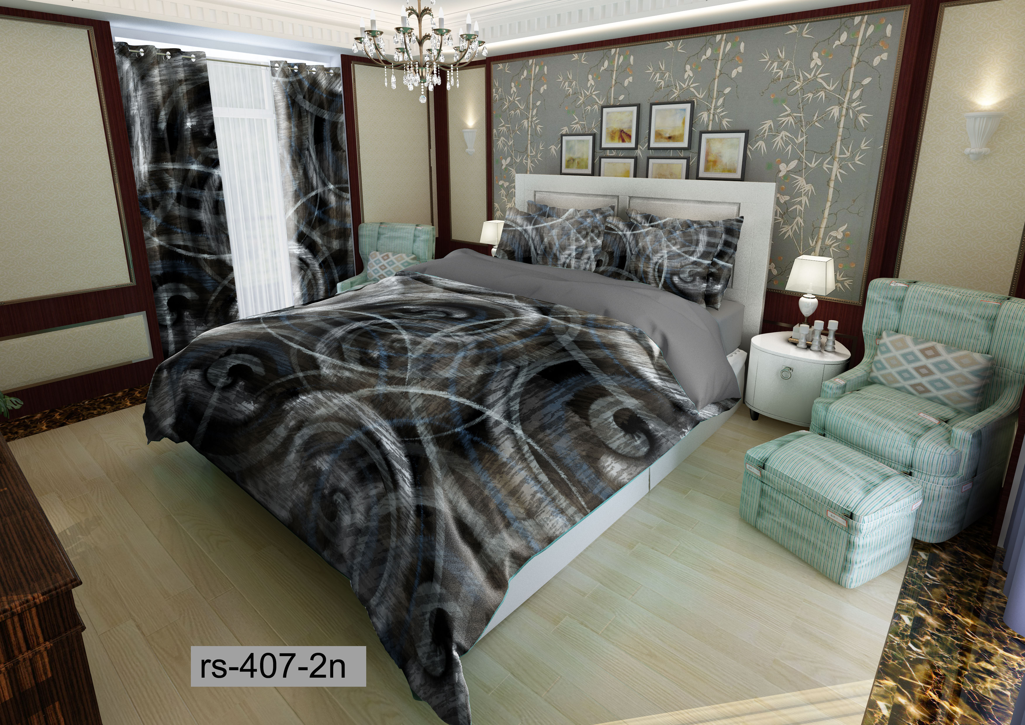 لحاف روتختی تنسل سه بعدی (3D) کالای خواب متین کد 407