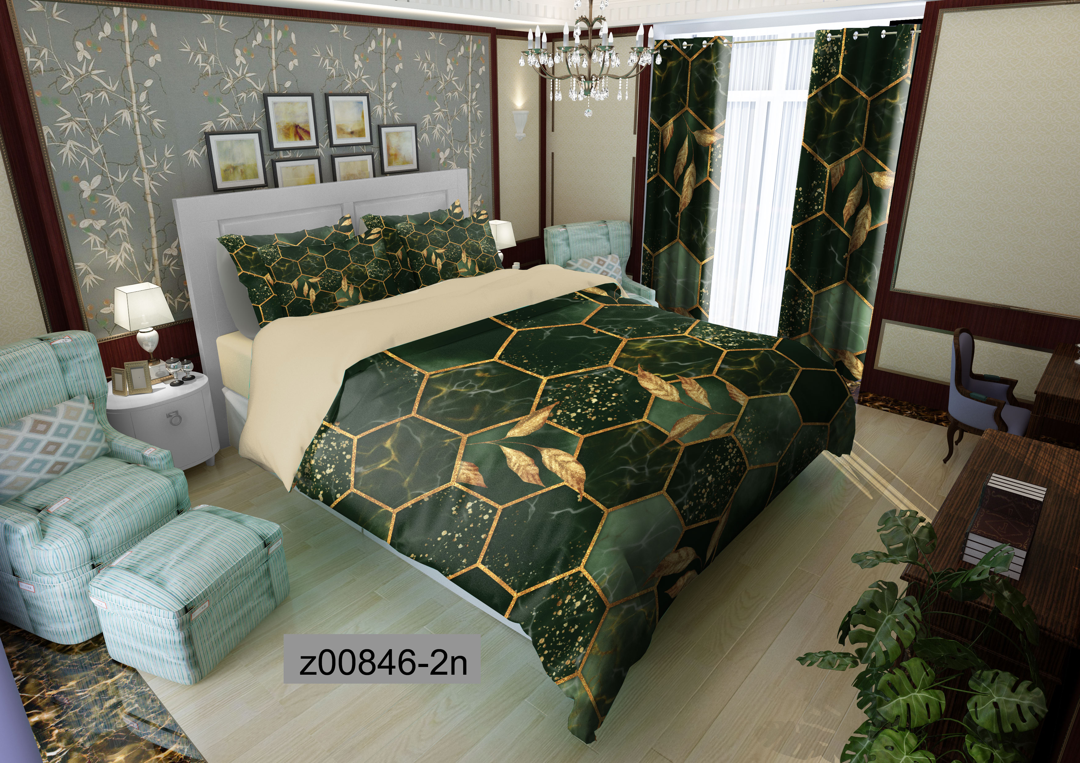 لحاف روتختی تنسل سه بعدی (3D) کالای خواب متین کد 846