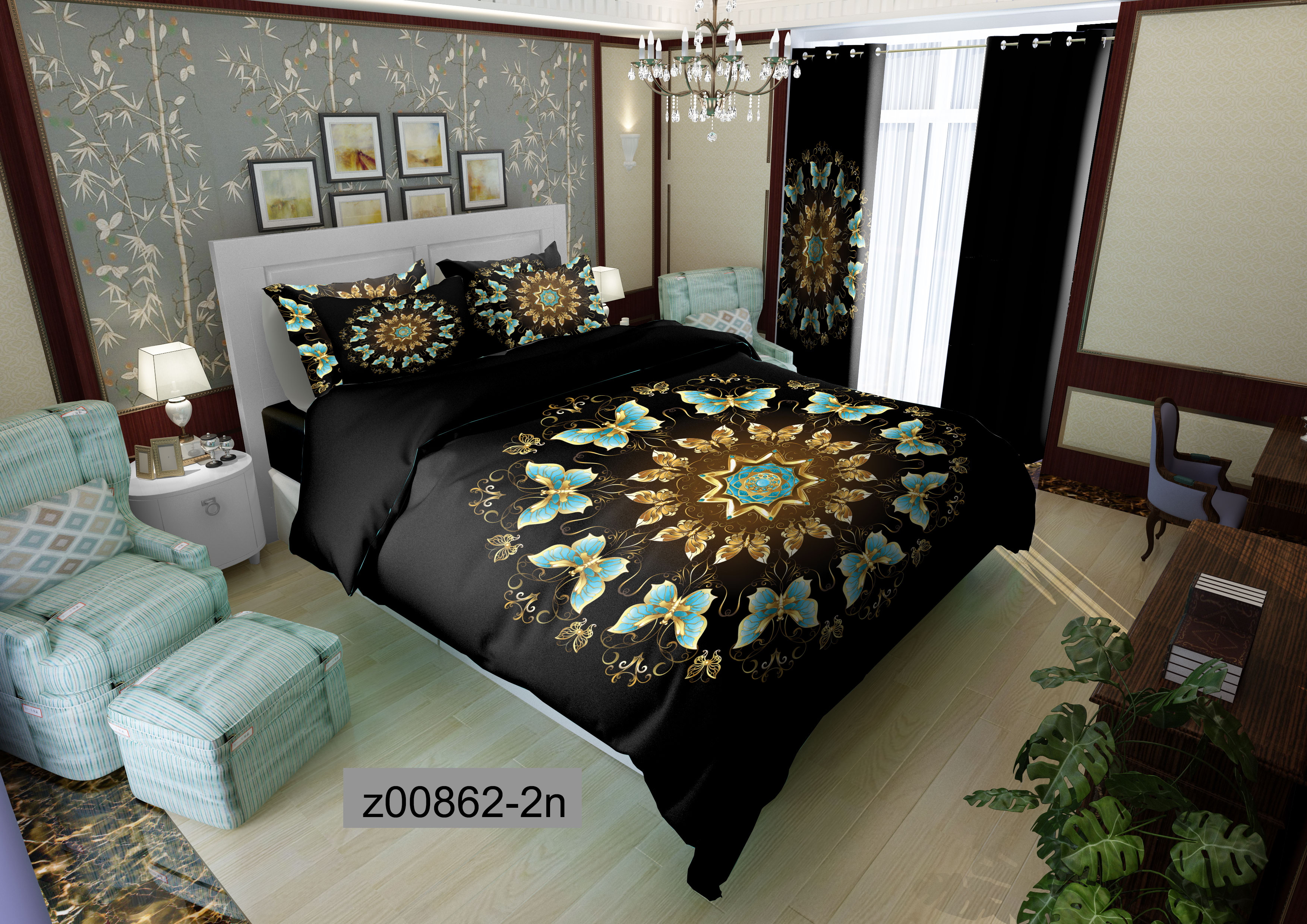 لحاف روتختی تنسل سه بعدی (3D) کالای خواب متین کد 862
