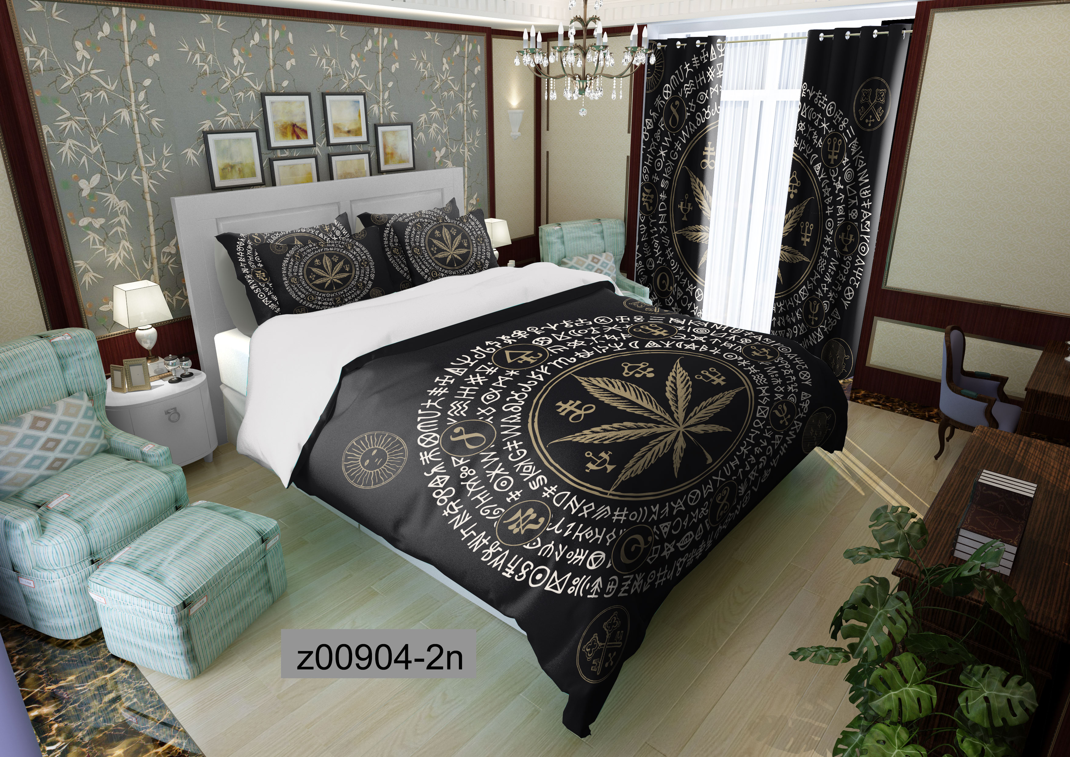 لحاف روتختی تنسل سه بعدی (3D) کالای خواب متین کد 904