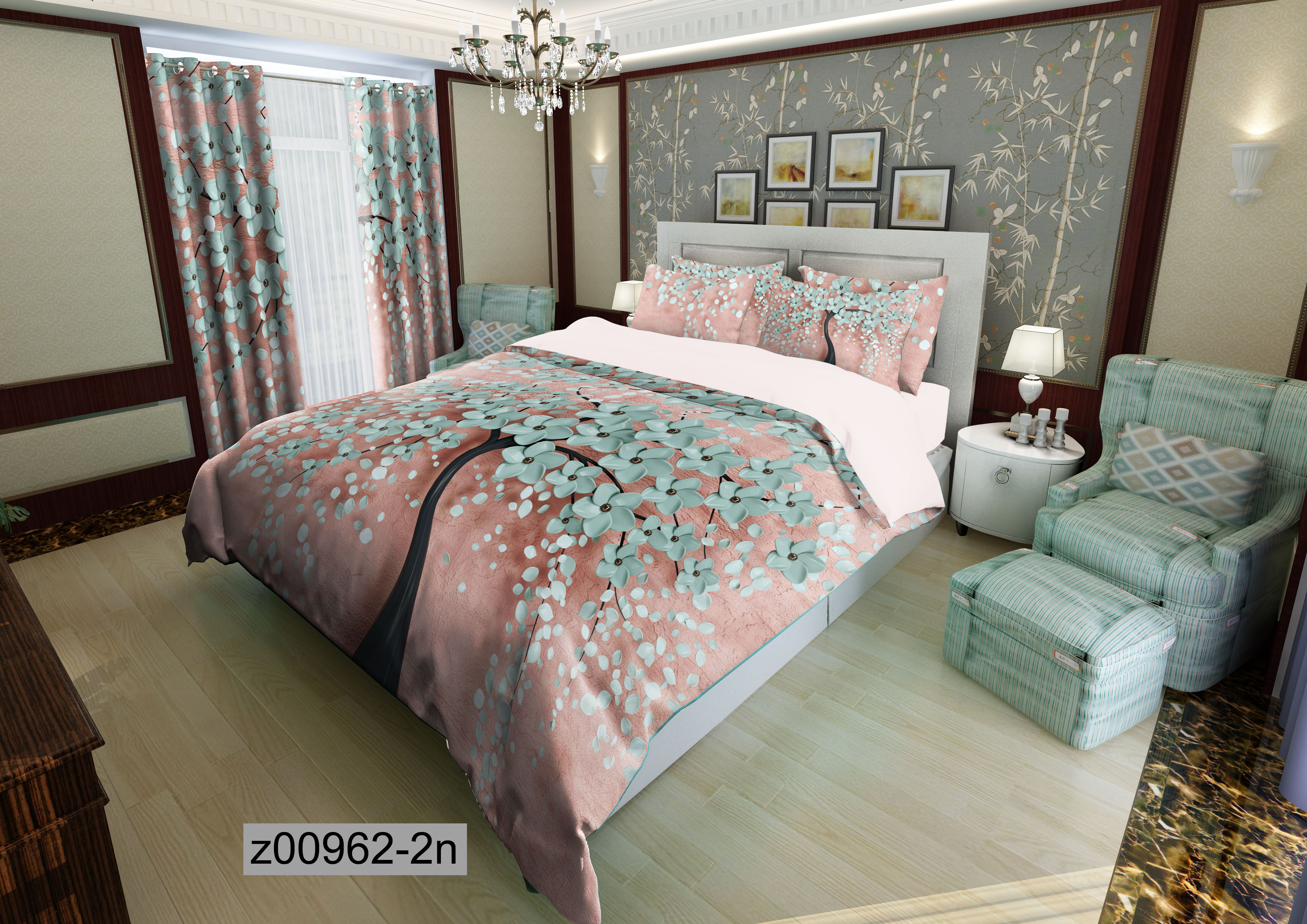 لحاف روتختی تنسل سه بعدی (3D) کالای خواب متین کد 962