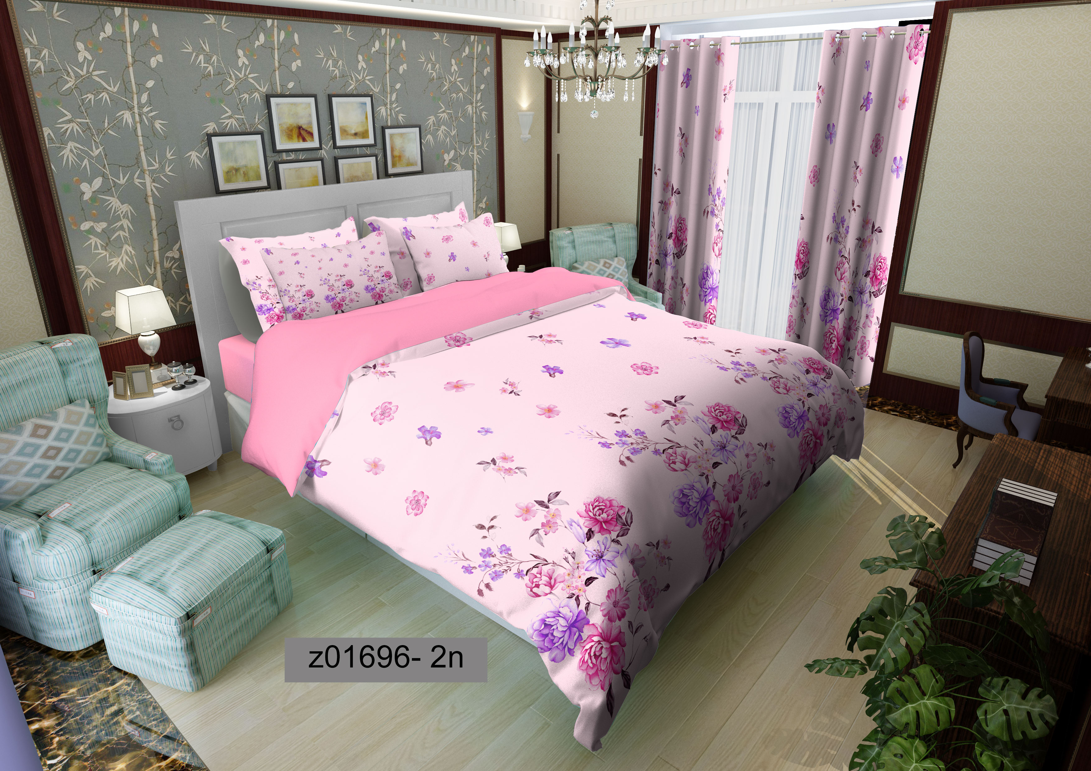 لحاف روتختی تنسل سه بعدی (3D) کالای خواب متین کد 1696
