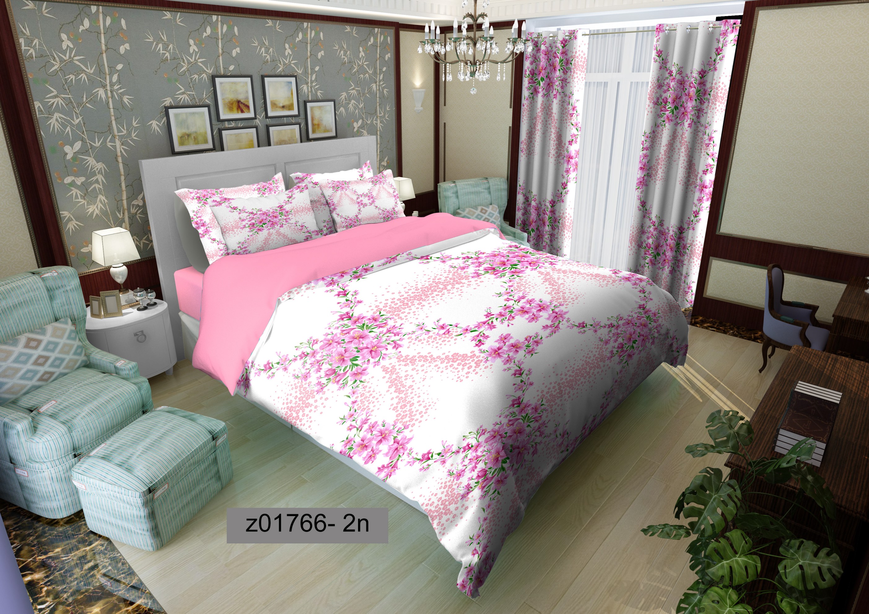 لحاف روتختی تنسل سه بعدی (3D) کالای خواب متین کد 1766