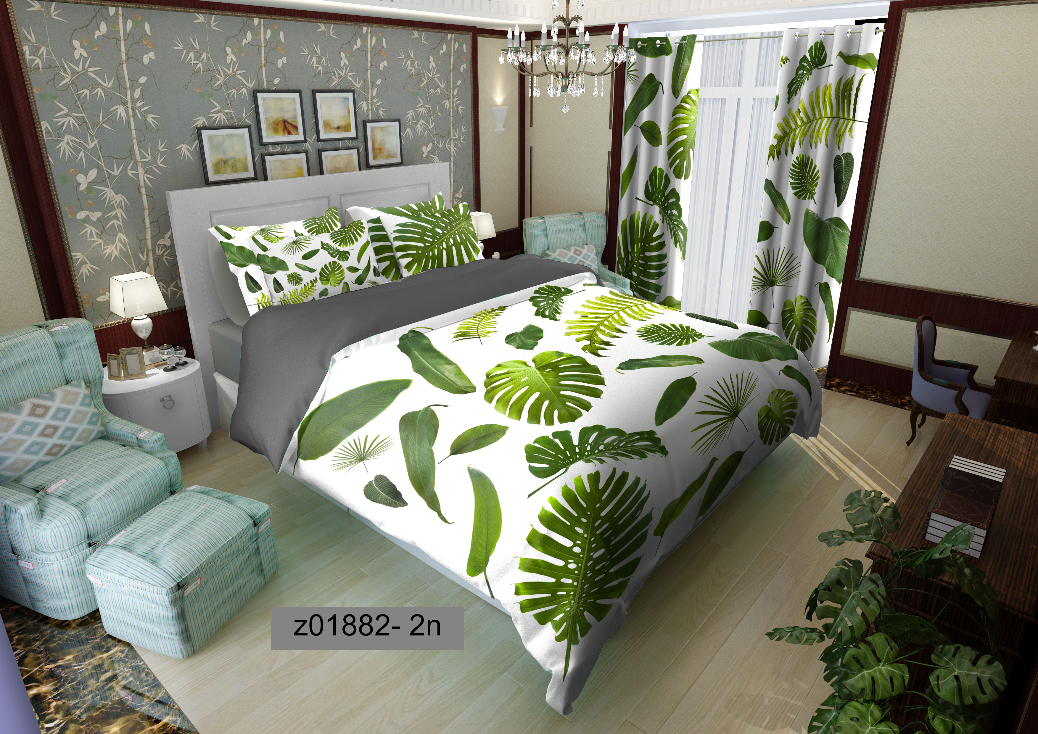 لحاف روتختی تنسل سه بعدی (3D) کالای خواب متین کد 1882