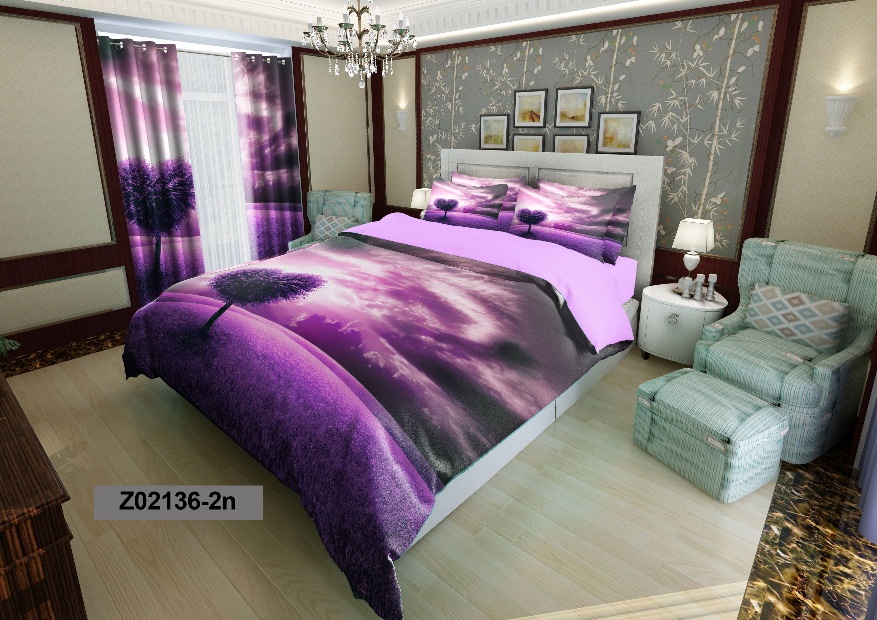 لحاف روتختی تنسل سه بعدی (3D) کالای خواب متین کد 2136