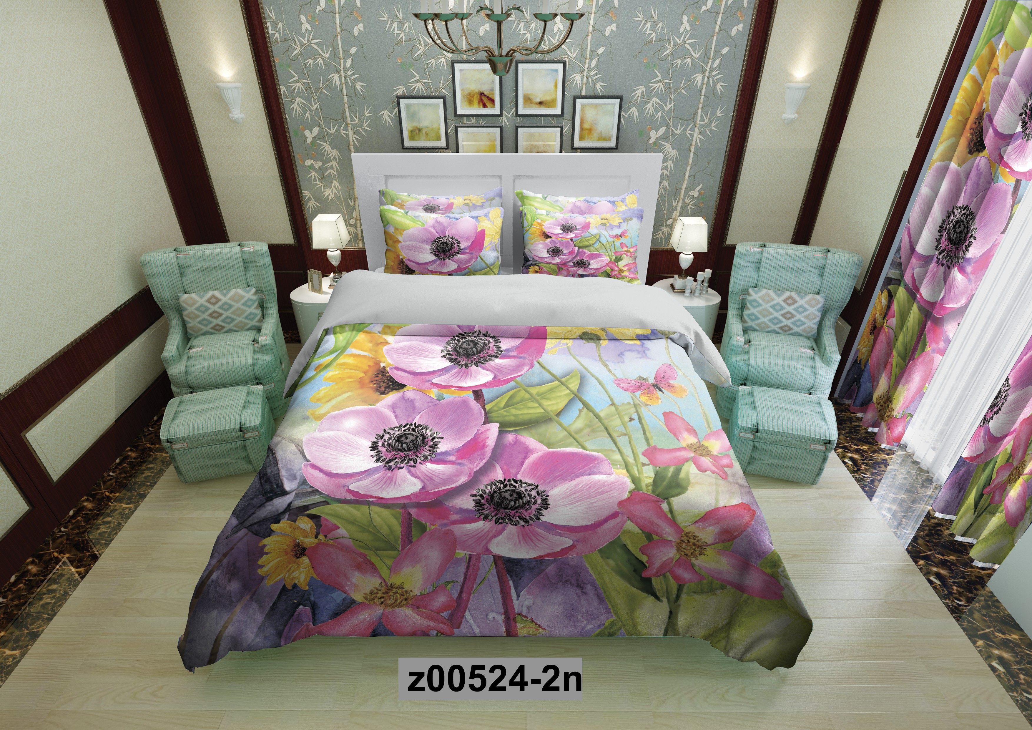 لحاف روتختی تنسل سه بعدی (3D) کالای خواب متین کد 524