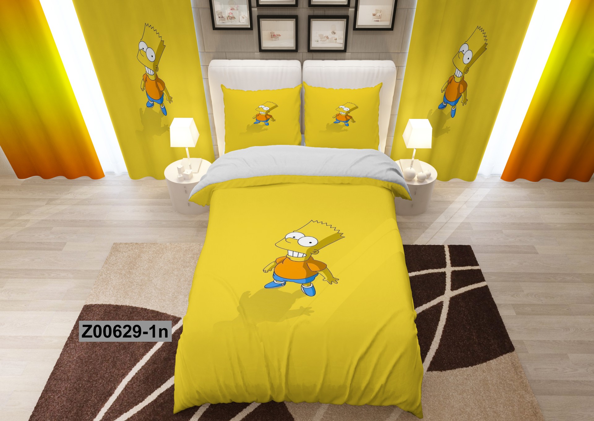 لحاف روتختی تنسل سه بعدی (3D) کالای خواب متین کد 629
