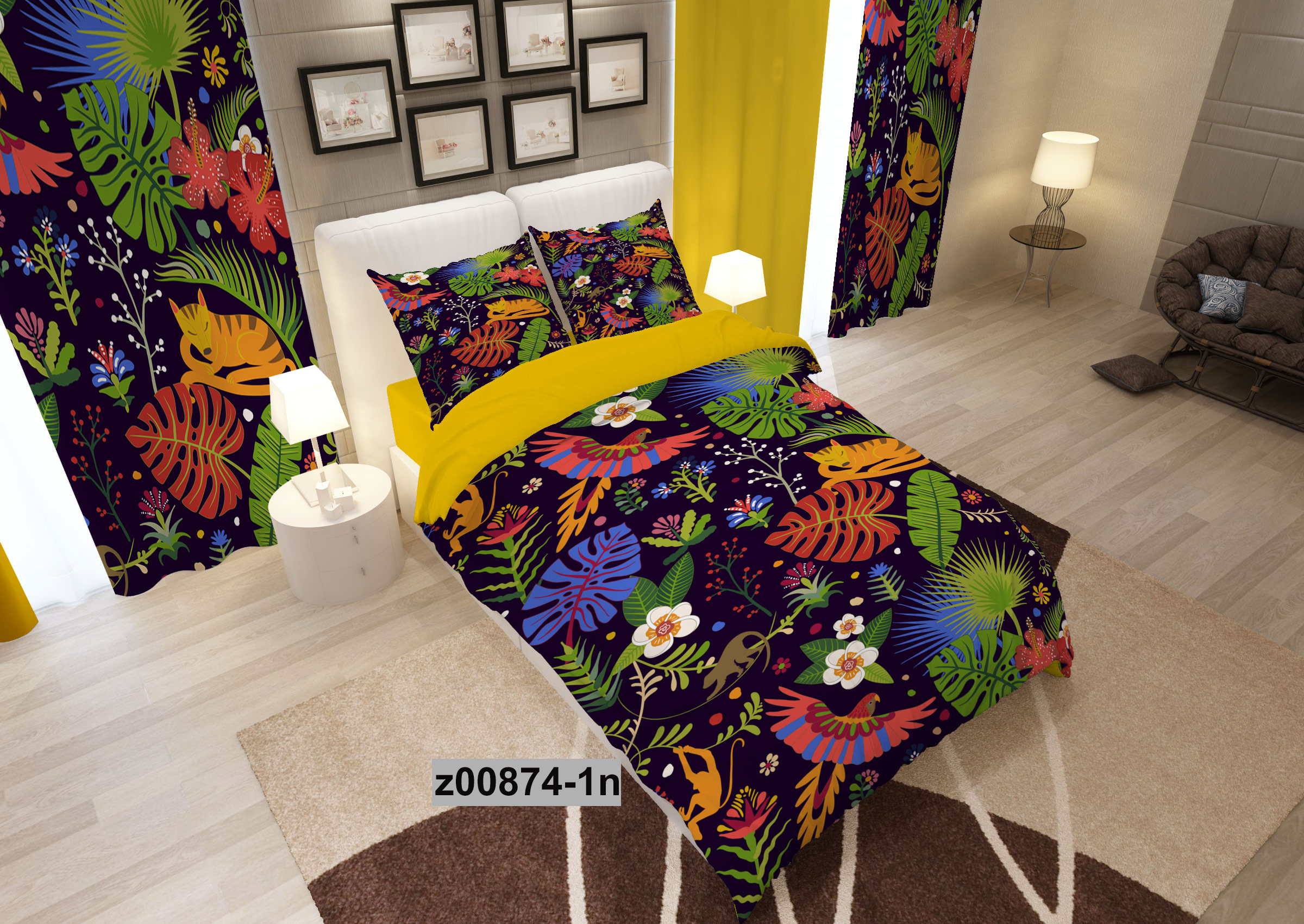 لحاف روتختی تنسل سه بعدی (3D) کالای خواب متین کد 874