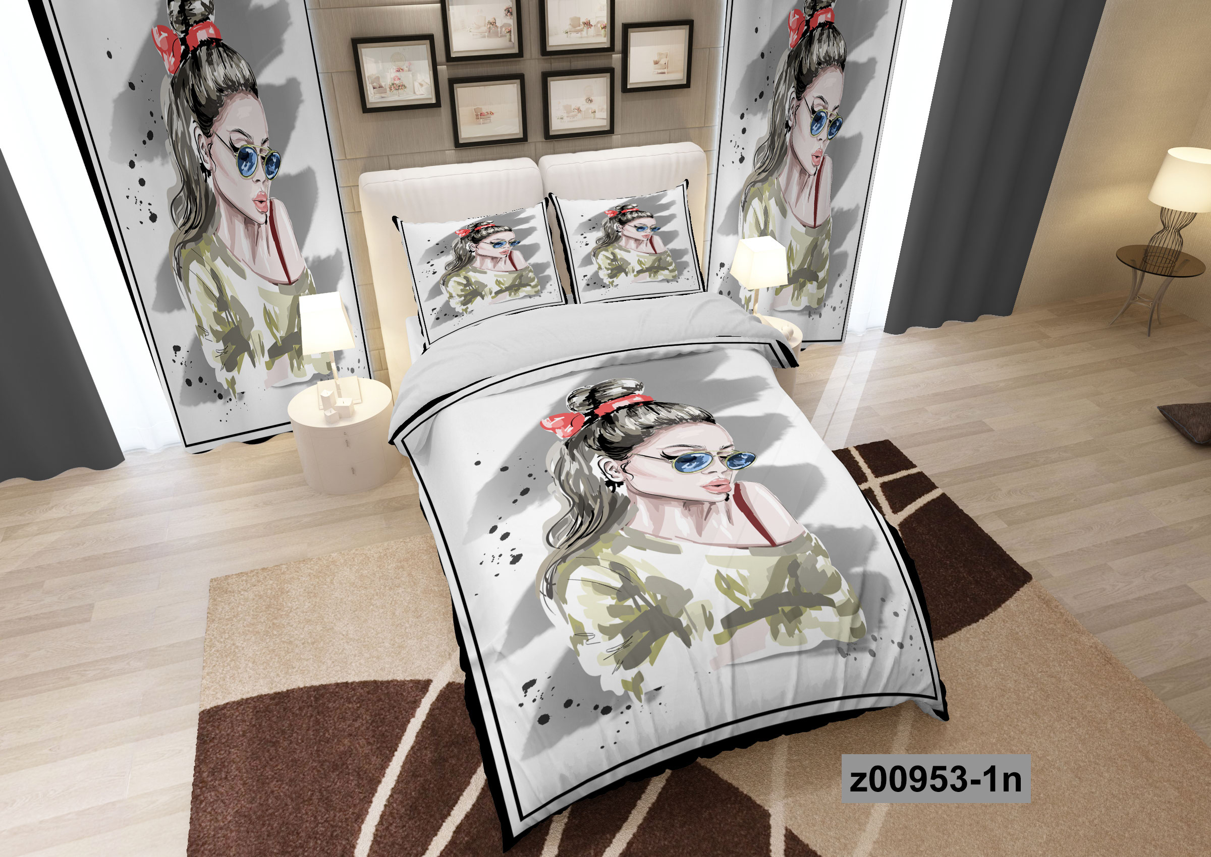 لحاف روتختی تنسل سه بعدی (3D) کالای خواب متین کد 953