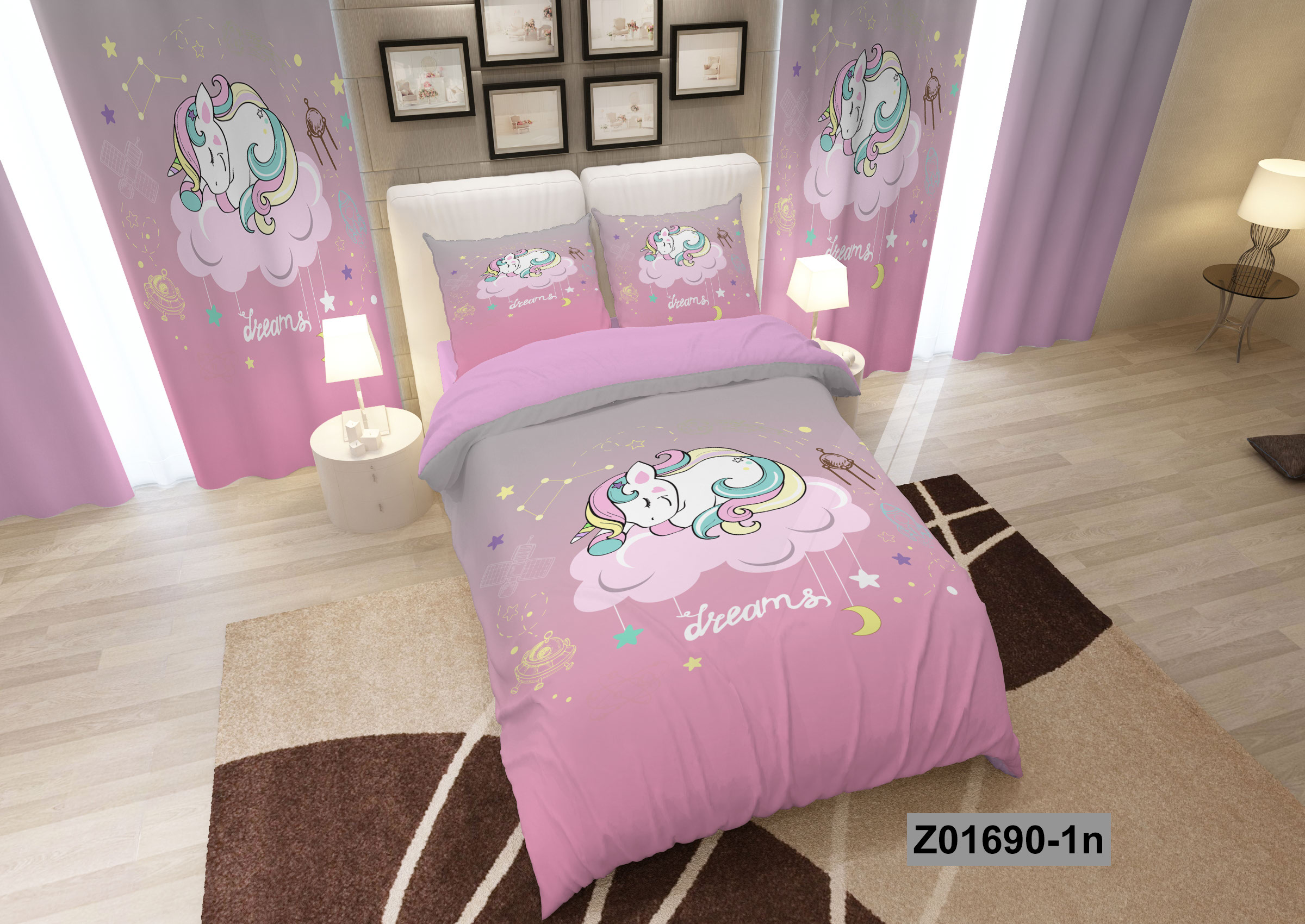 لحاف روتختی تنسل سه بعدی (3D) کالای خواب متین کد 1690