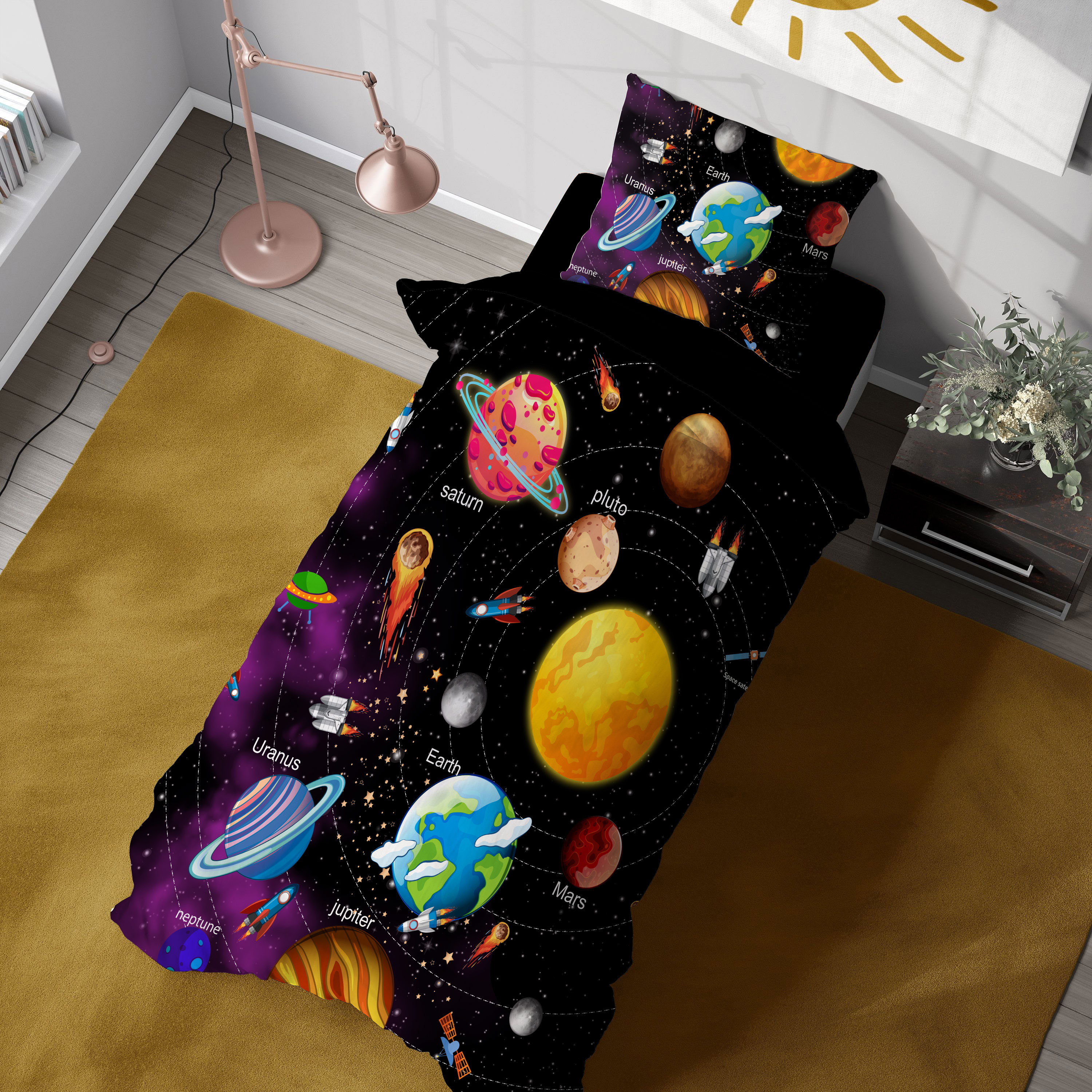 لحاف روتختی تنسل سه بعدی (3D) کالای خواب متین کد 1826