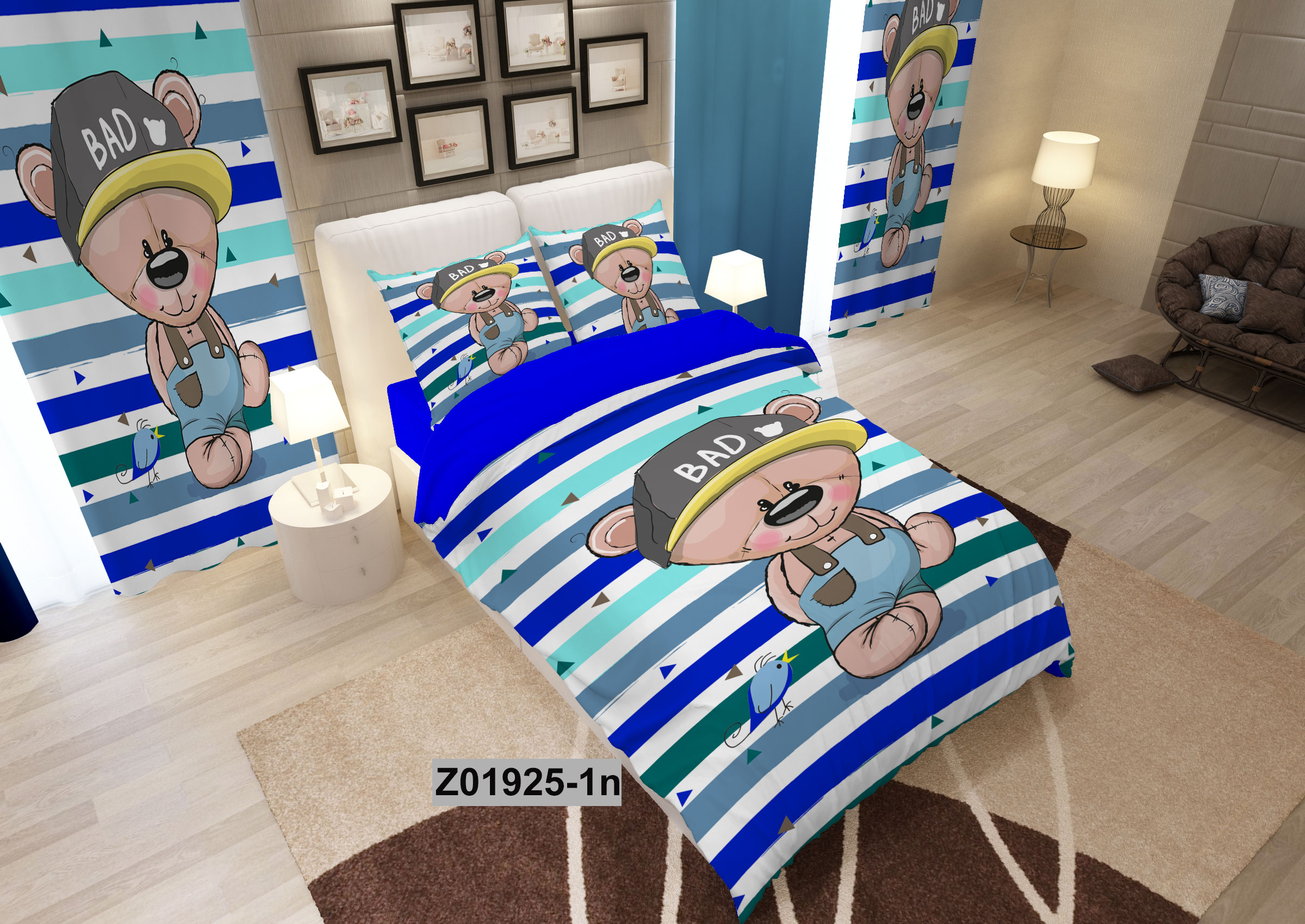 لحاف روتختی تنسل سه بعدی (3D) کالای خواب متین کد 1925