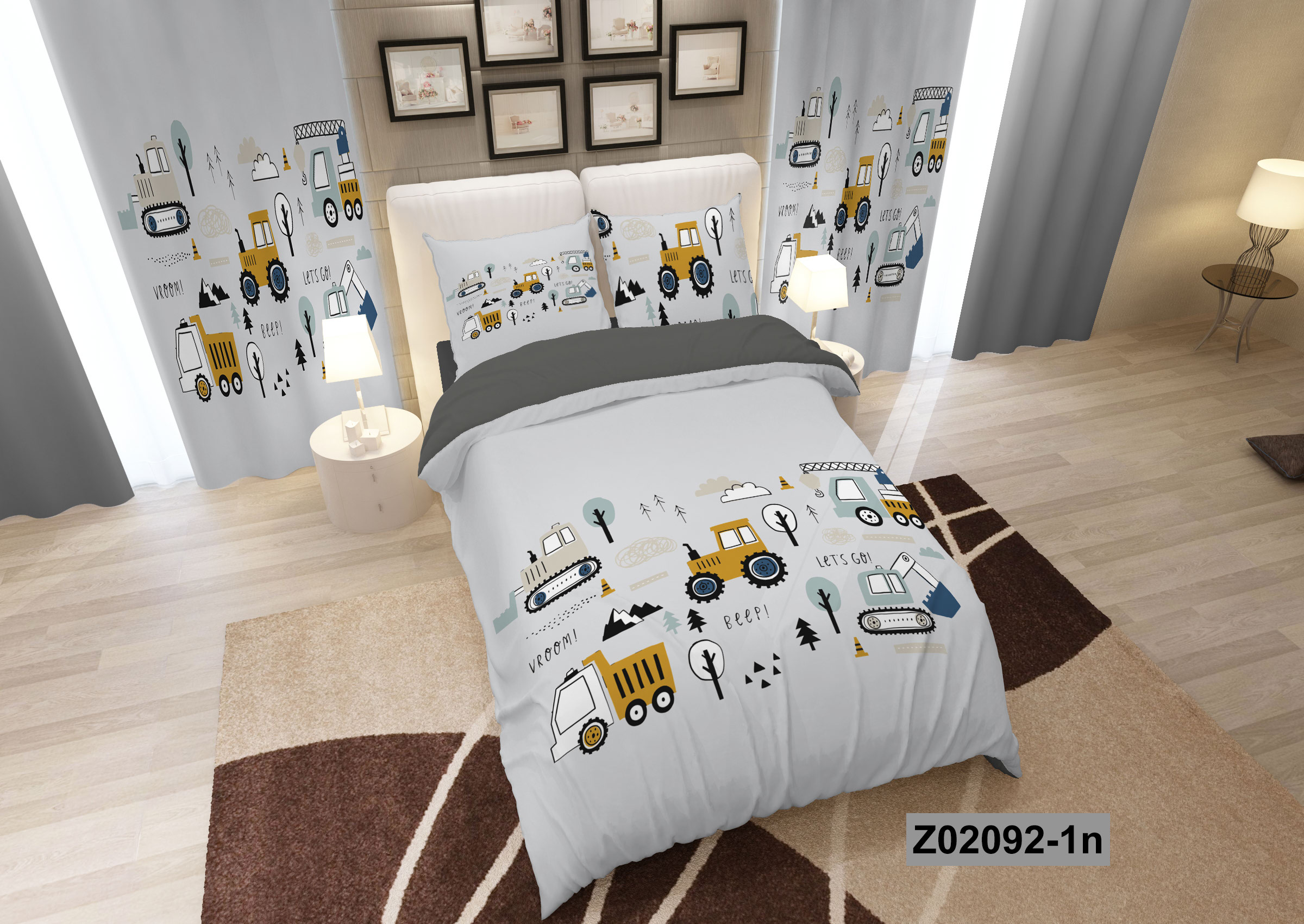 لحاف روتختی تنسل سه بعدی (3D) کالای خواب متین کد 2092