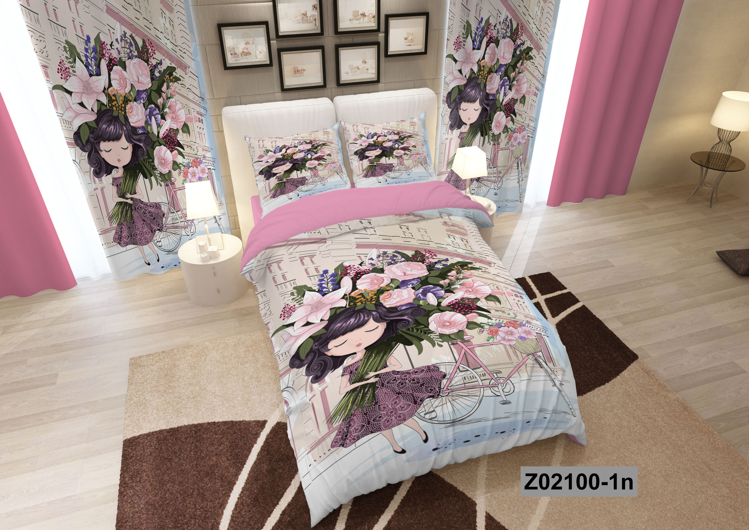 لحاف روتختی تنسل سه بعدی (3D) کالای خواب متین کد 2100