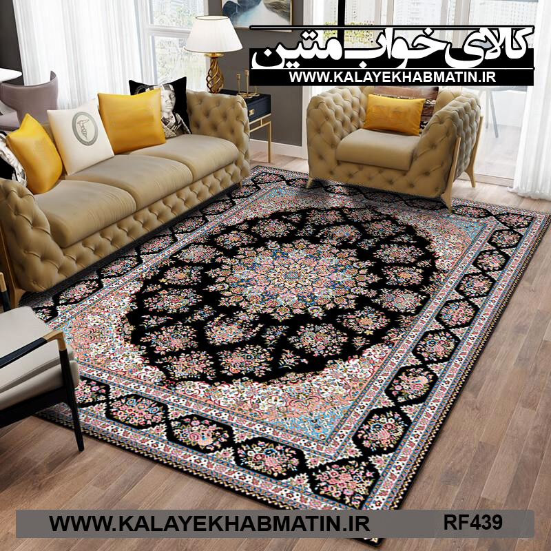 روفرشی کشدار (کاور فرش) کالای خواب متین کد RF 439