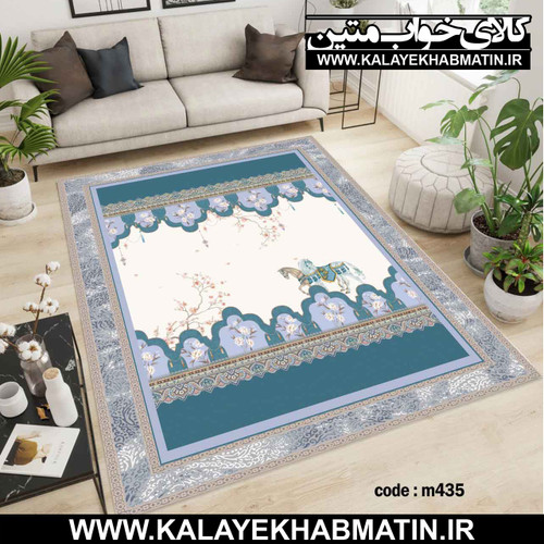 روفرشی کشدار (کاور فرش) کالای خواب متین کد M 435