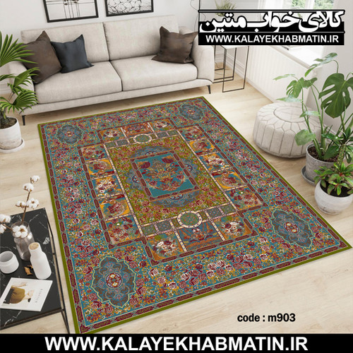 روفرشی کشدار (کاور فرش) کالای خواب متین کد M 903