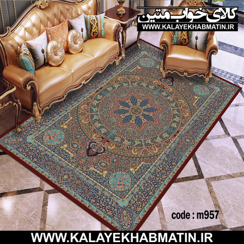 روفرشی کشدار (کاور فرش) کالای خواب متین کد M 957