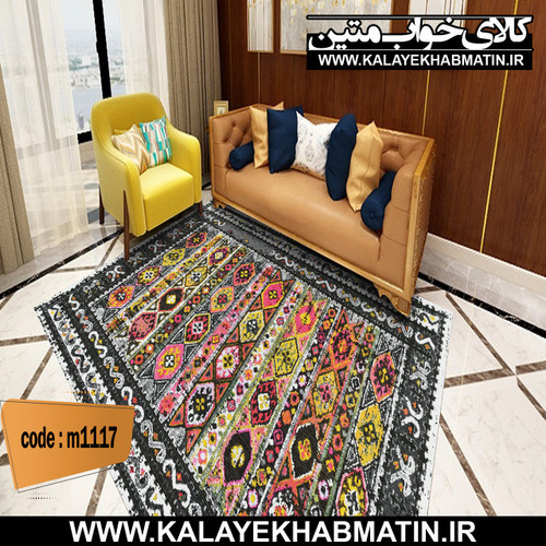 روفرشی کشدار (کاور فرش) کالای خواب متین کد M 1117