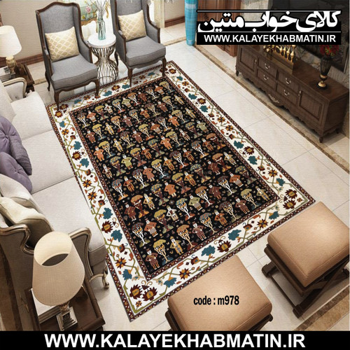 روفرشی کشدار (کاور فرش) کالای خواب متین کد M 978