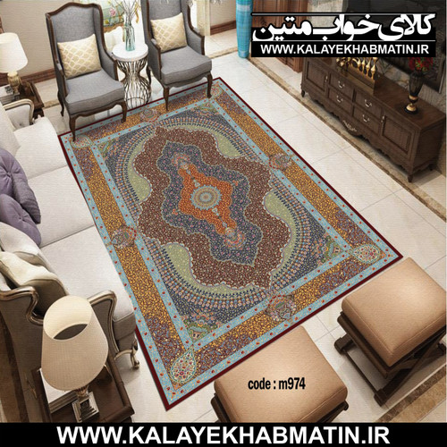 روفرشی کشدار (کاور فرش) کالای خواب متین کد M 974