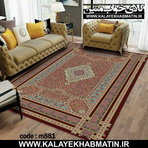 روفرشی کشدار (کاور فرش) کالای خواب متین کد M 881